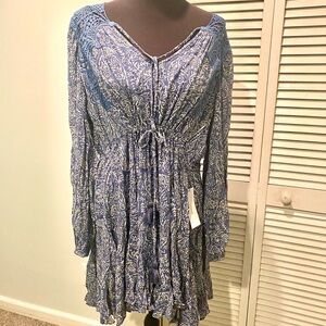 AAKAA Dress w/ Boho Paisley Flare. So Pretty!💝